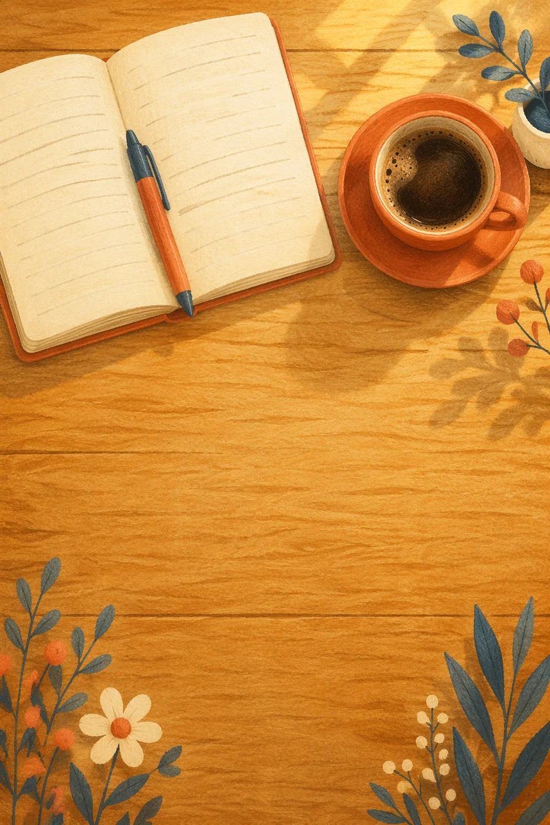 Quiet Morning Journaling with Coffee