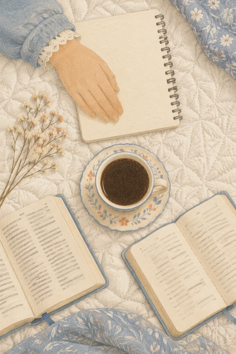 Quiet Morning Journaling with Coffee