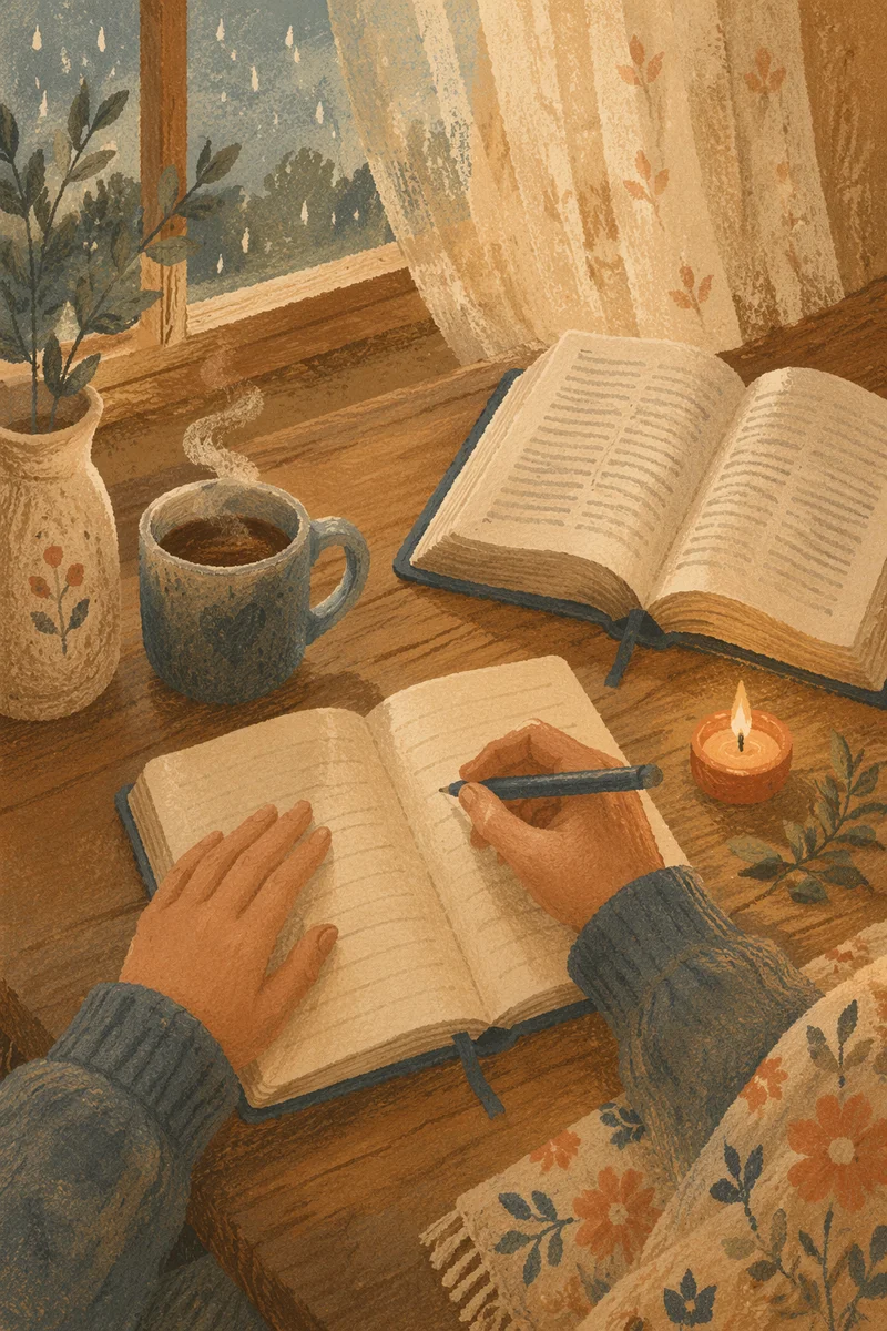 Morning Coffee Journaling Quiet Time