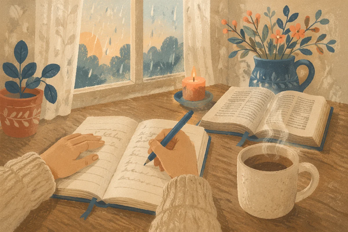 Morning Coffee Journaling Quiet Time