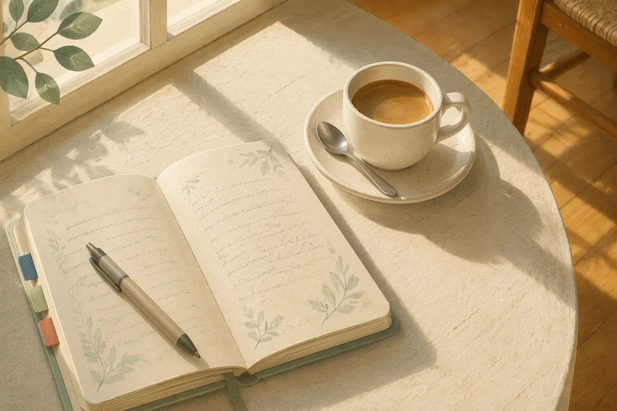 Quiet Time Journal and Coffee Morning