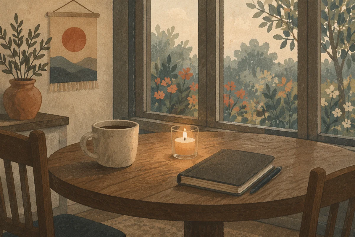 Quiet Morning Coffee and Prayer Journal