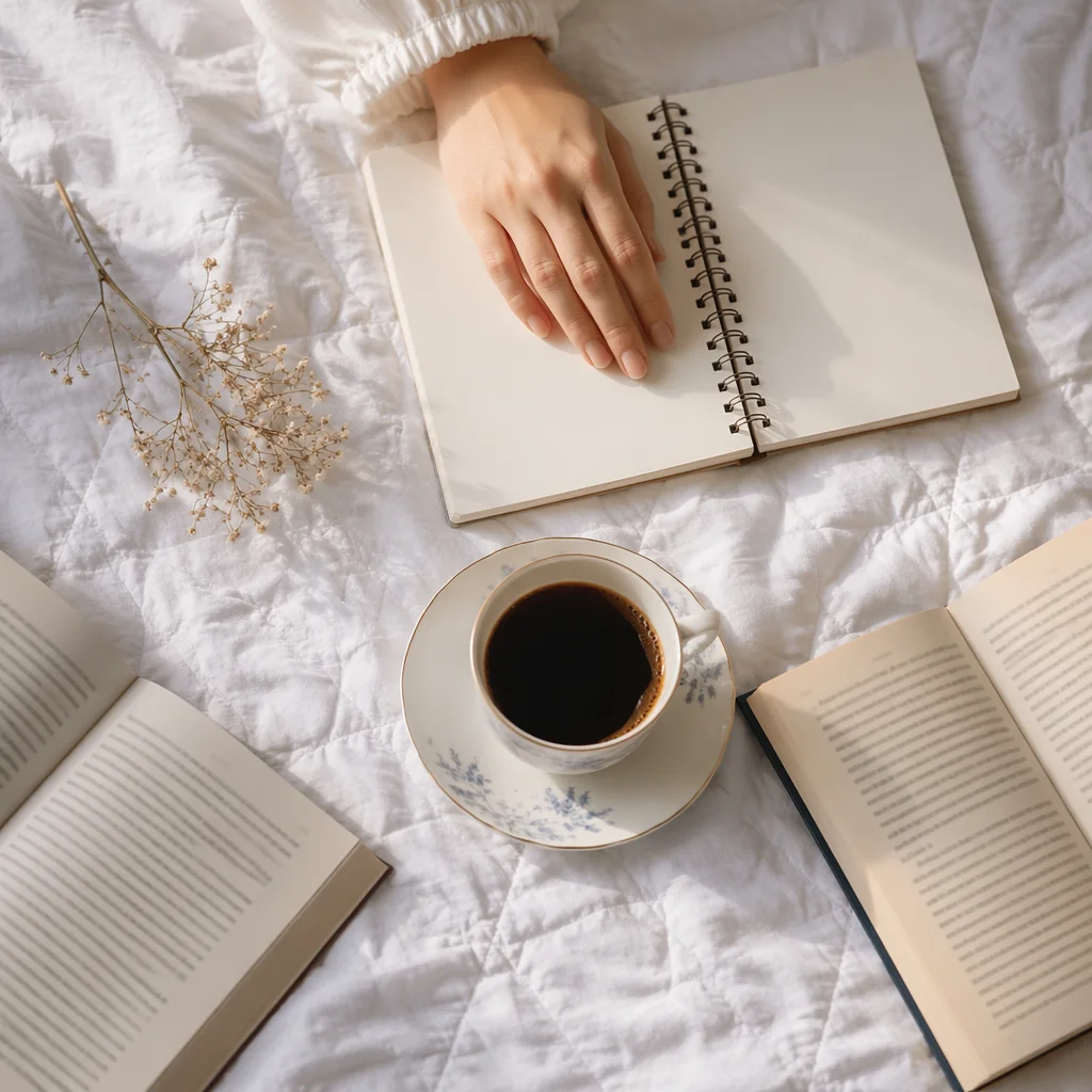 Quiet Morning Journaling with Coffee