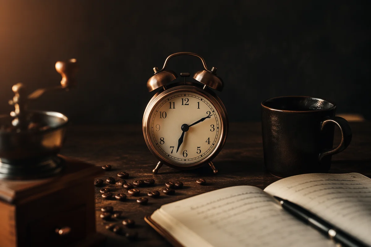 Quiet Morning Coffee Journaling Still Life
