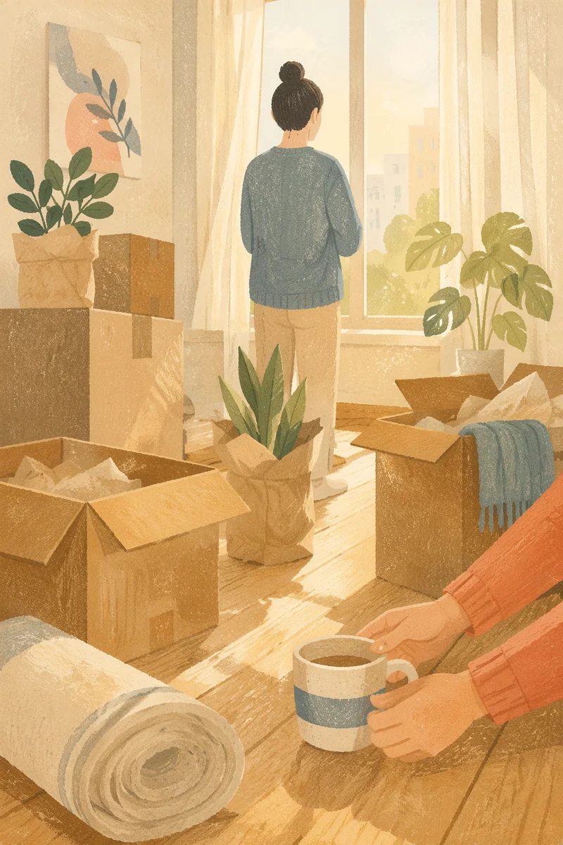 Hopeful New Home Move-In Morning