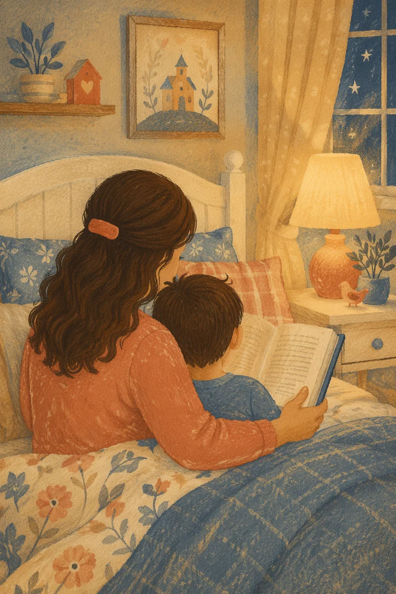 Bedtime Bible Devotion with Parent and Child