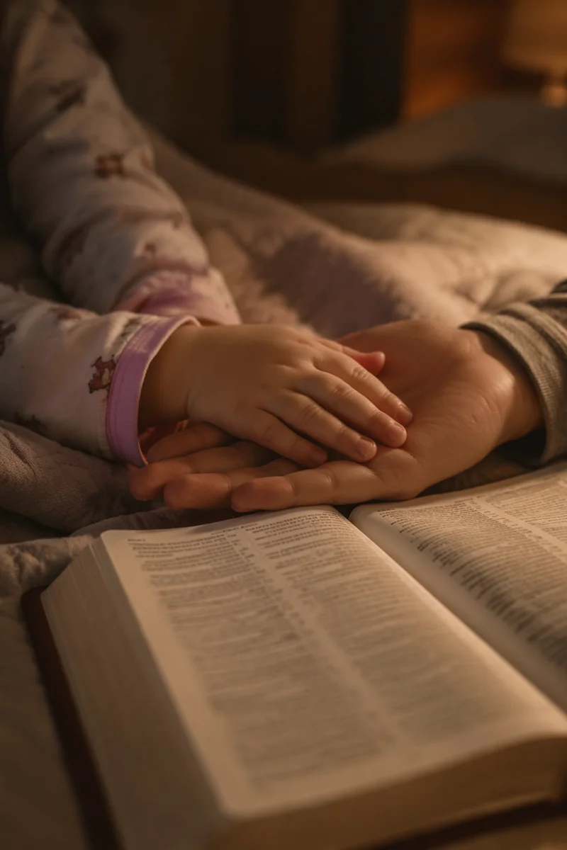 Parent and Child Bedtime Bible Moment