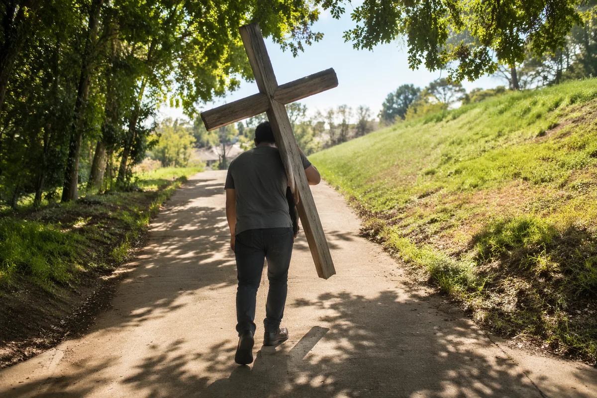 Carrying the Cross Uphill in Faith