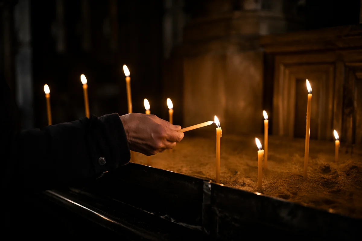 Lighting a Candle in a Dark Chapel