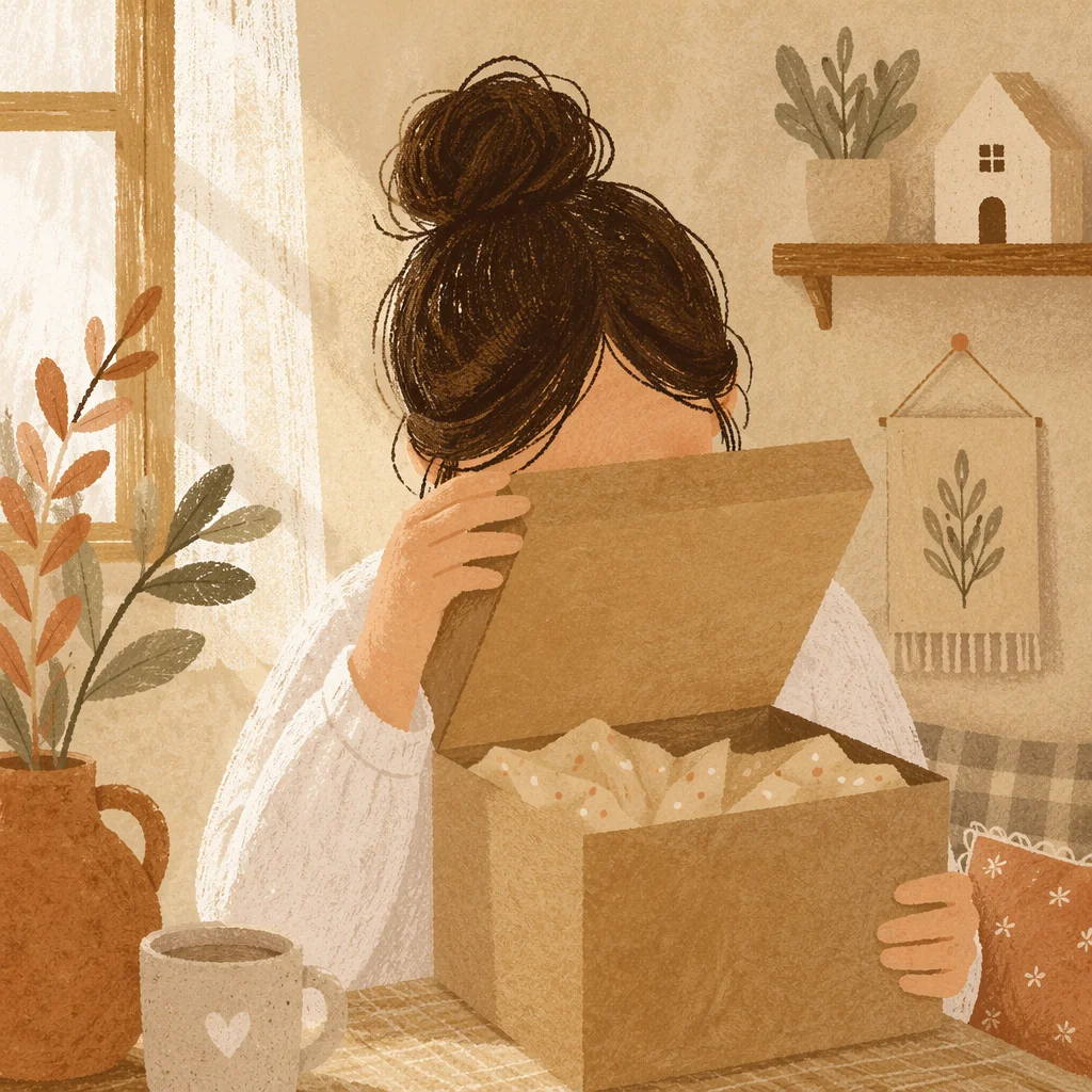 Joyful Surprise Opening Kraft Gift Box