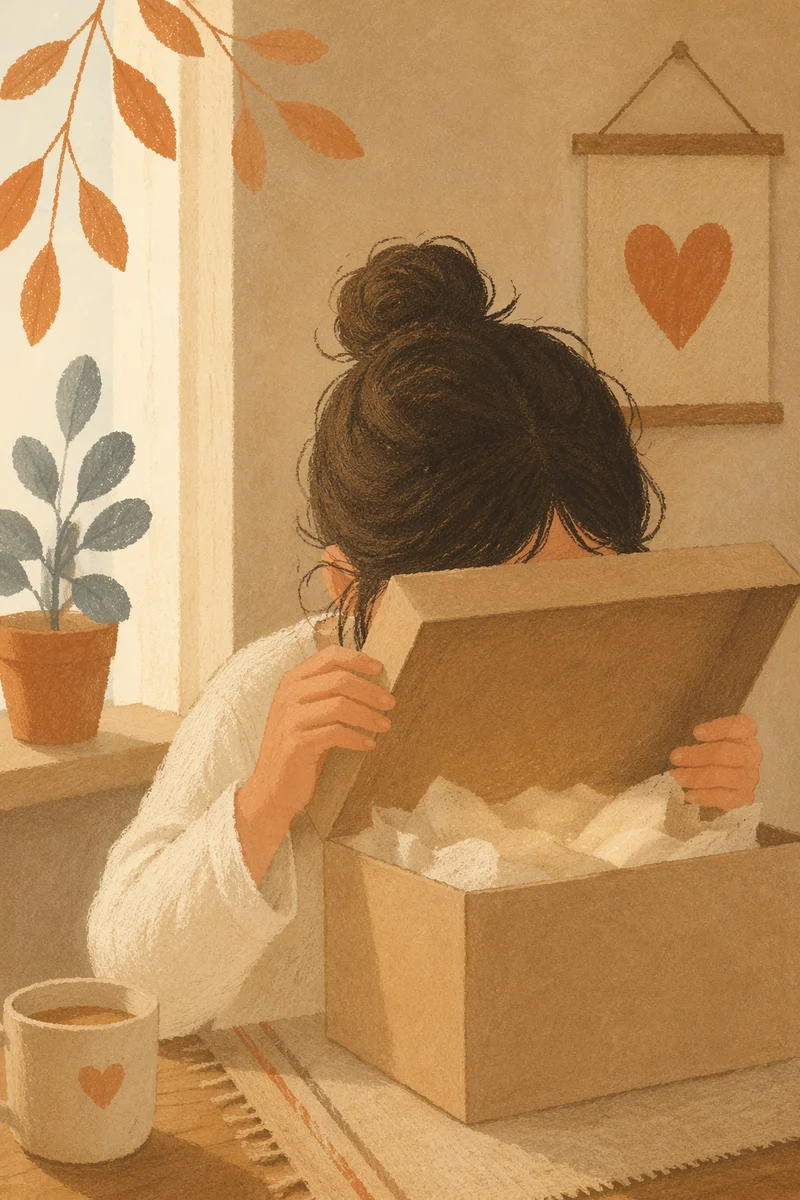 Joyful Gift Box Surprise at Home
