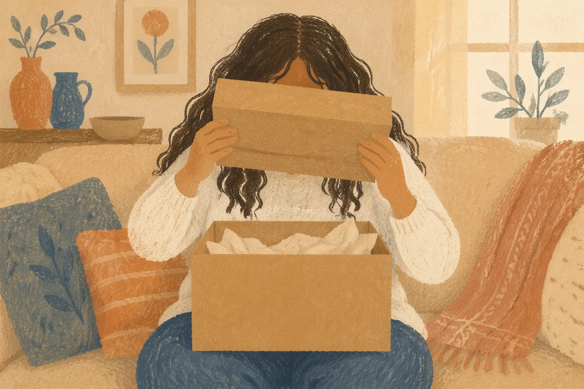 Joyful Surprise Opening Kraft Gift Box