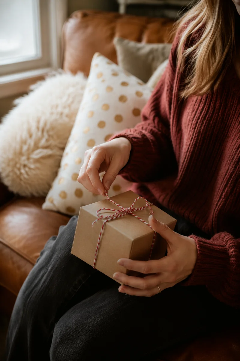 Joyful Hands Opening Kraft Gift Box