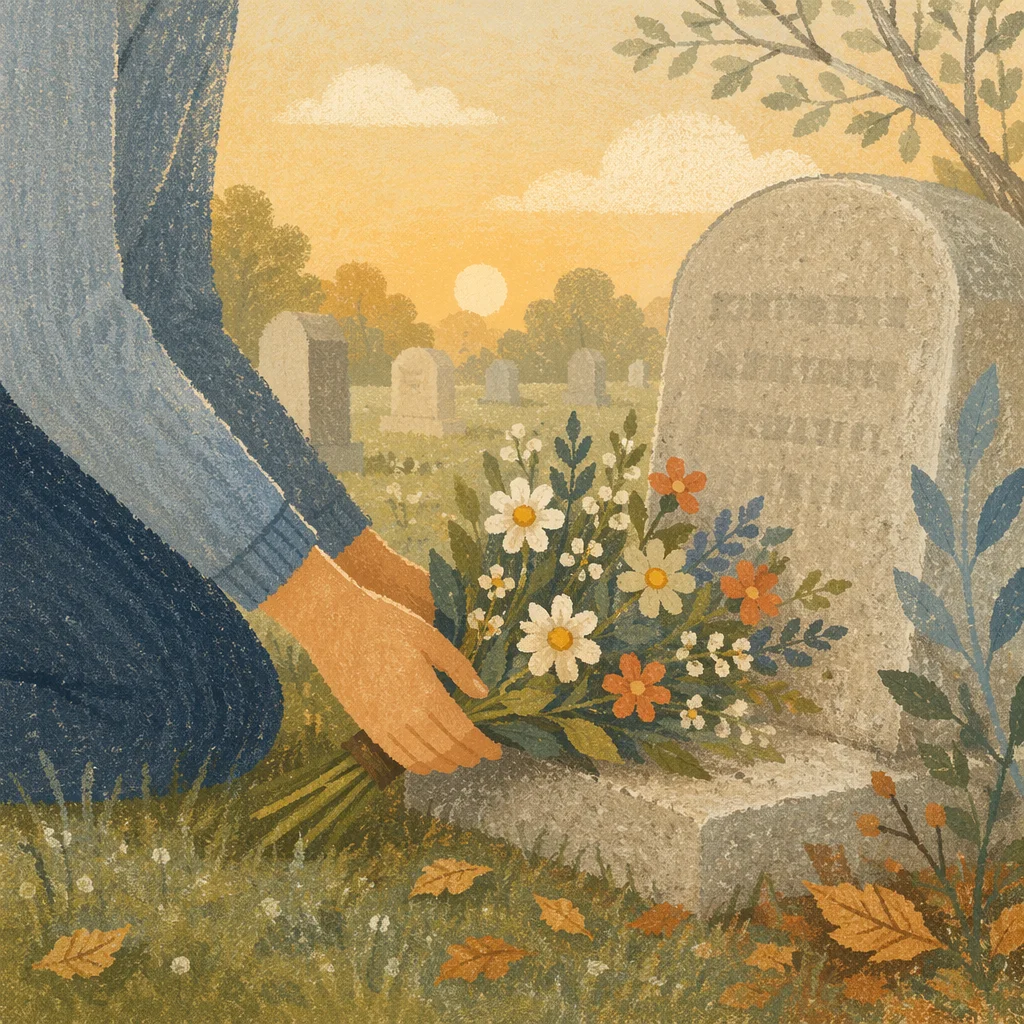 Gentle Flower Tribute at Morning Memorial