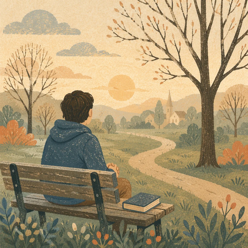 Quiet Prayer on a Park Bench