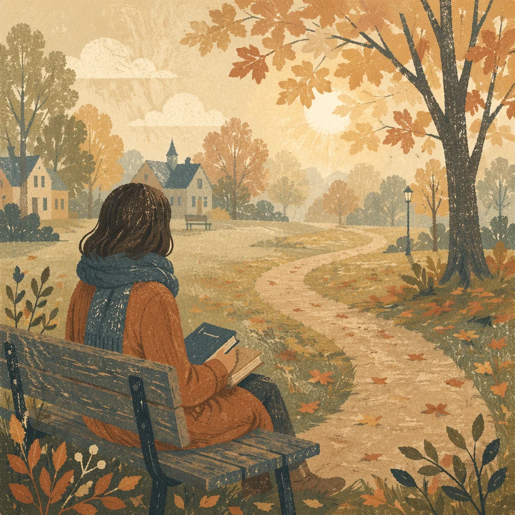 Peaceful Park Bench Prayer Reflection