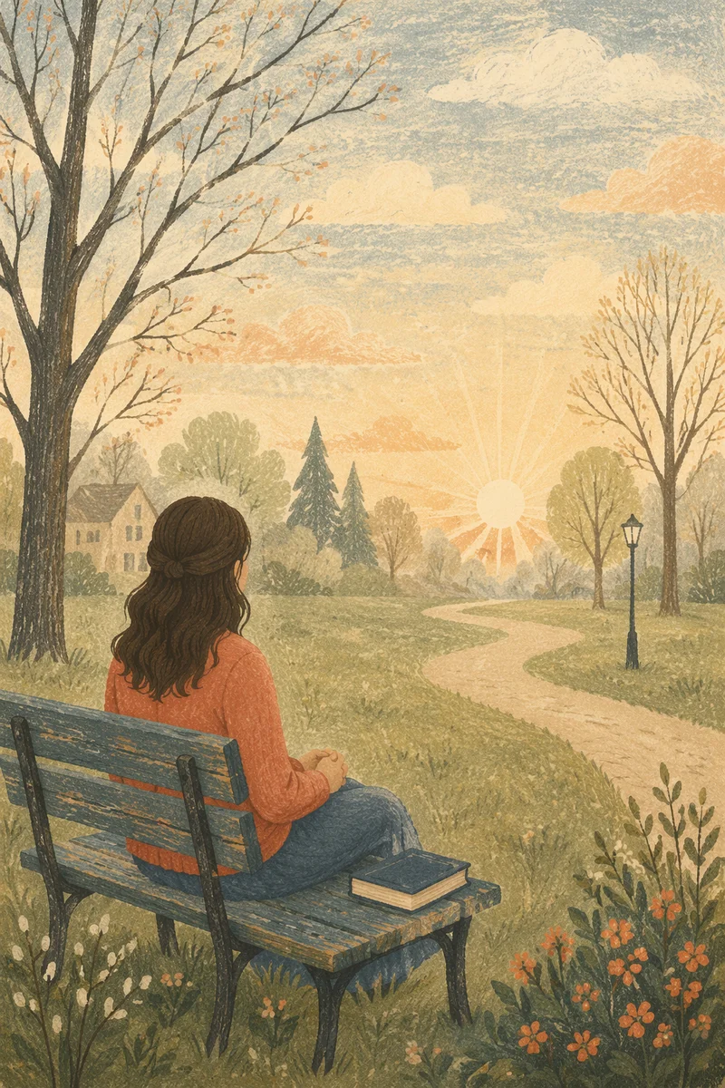 Quiet Prayer on a Park Bench