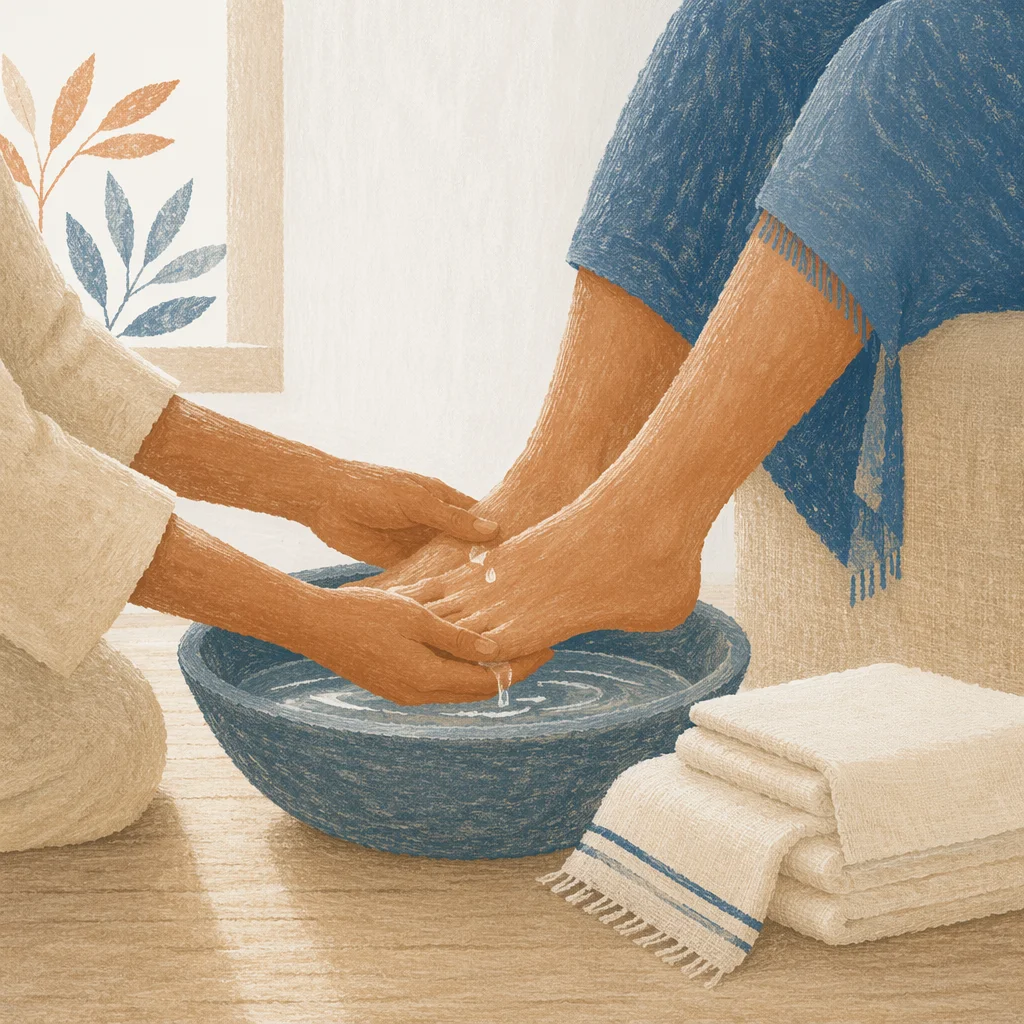 Compassionate Foot Washing Act of Service