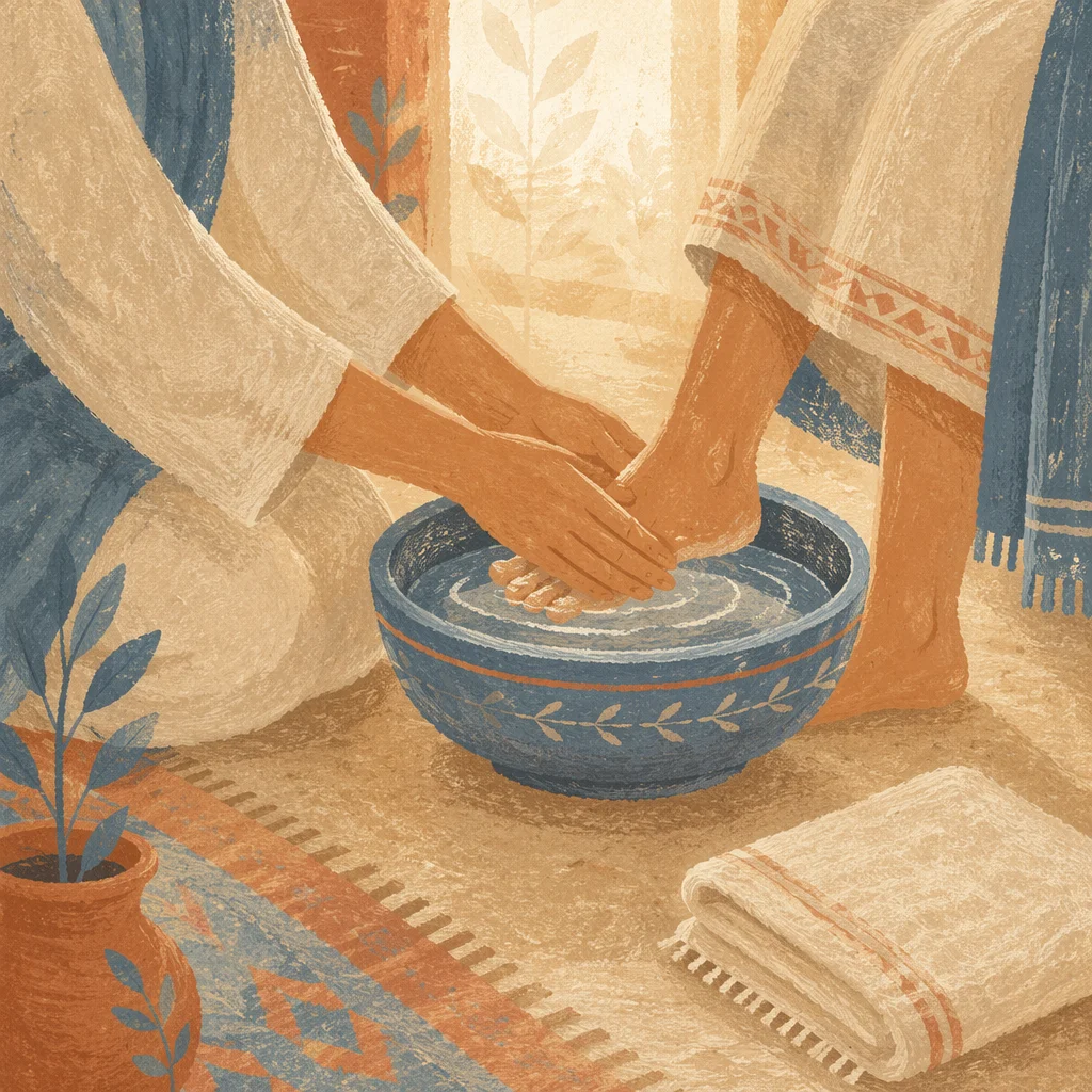 Compassionate Foot Washing Service at Home