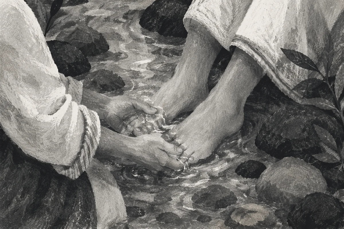 Foot Washing Service in Quiet Stream