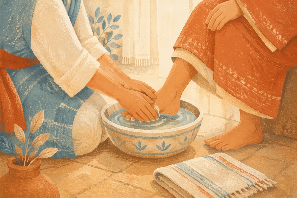 Compassionate Foot Washing Service at Home