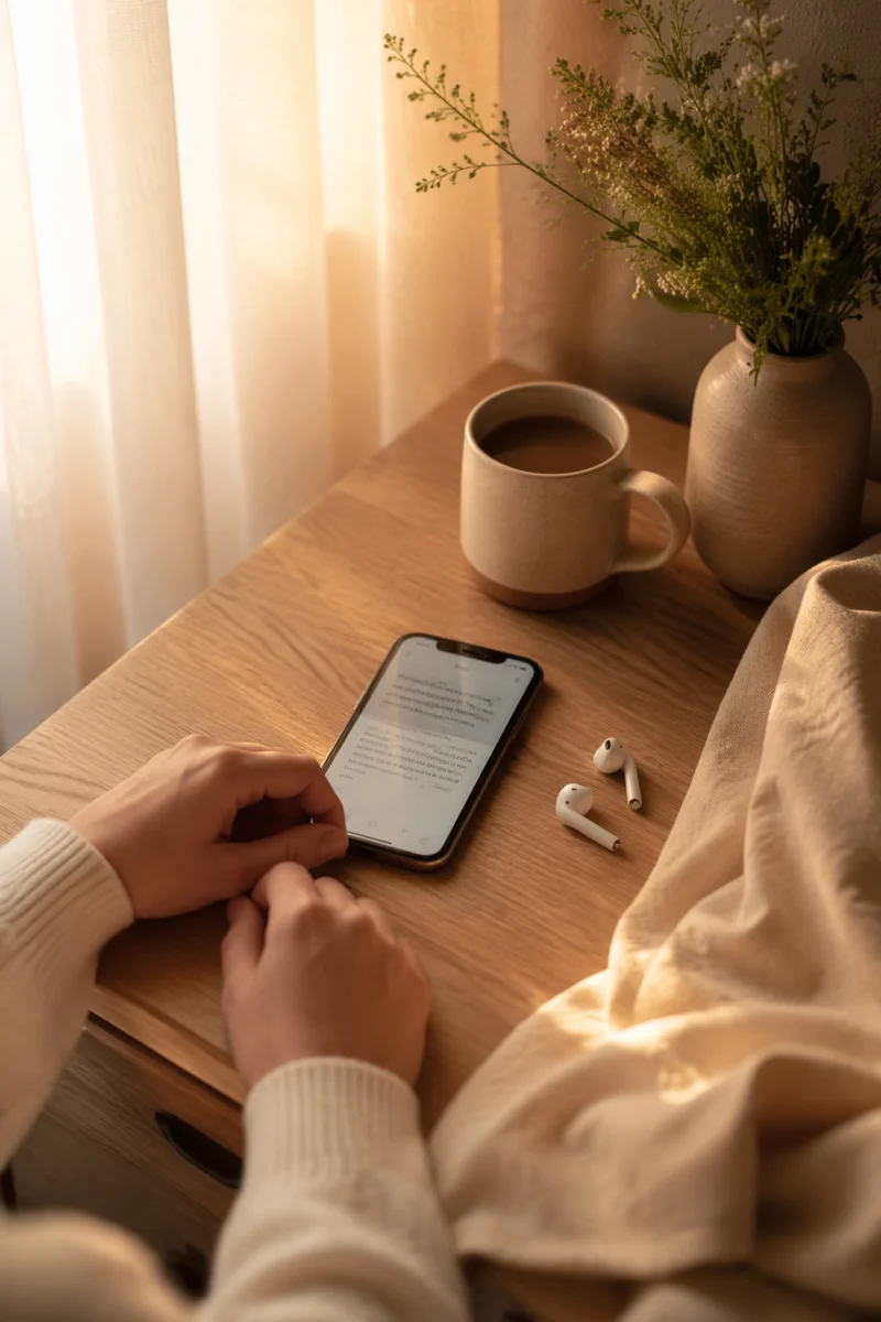 Peaceful Morning Bible App Devotion Scene