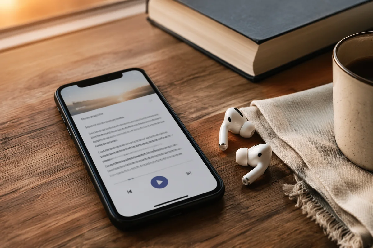 Morning Bible App With Wireless Earbuds