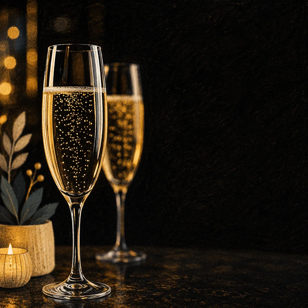 Elegant Retirement Toast in Golden Light