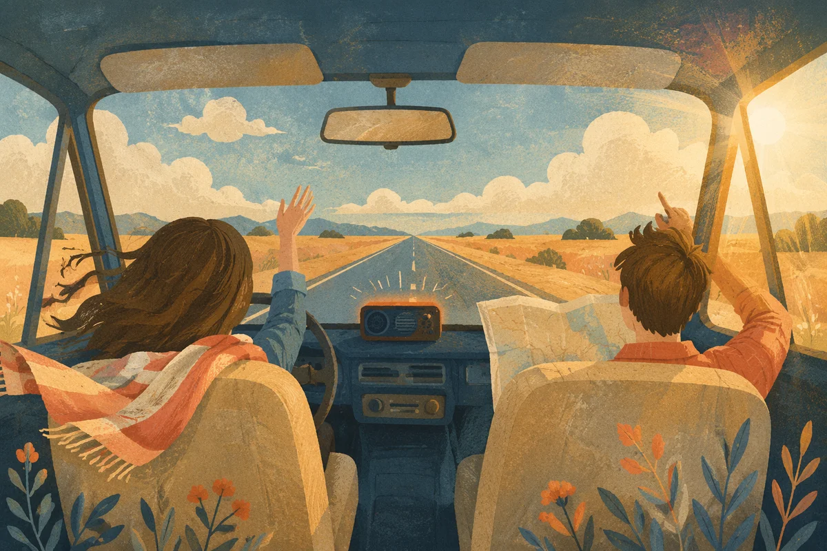 Carefree Summer Road Trip Through Golden Plains