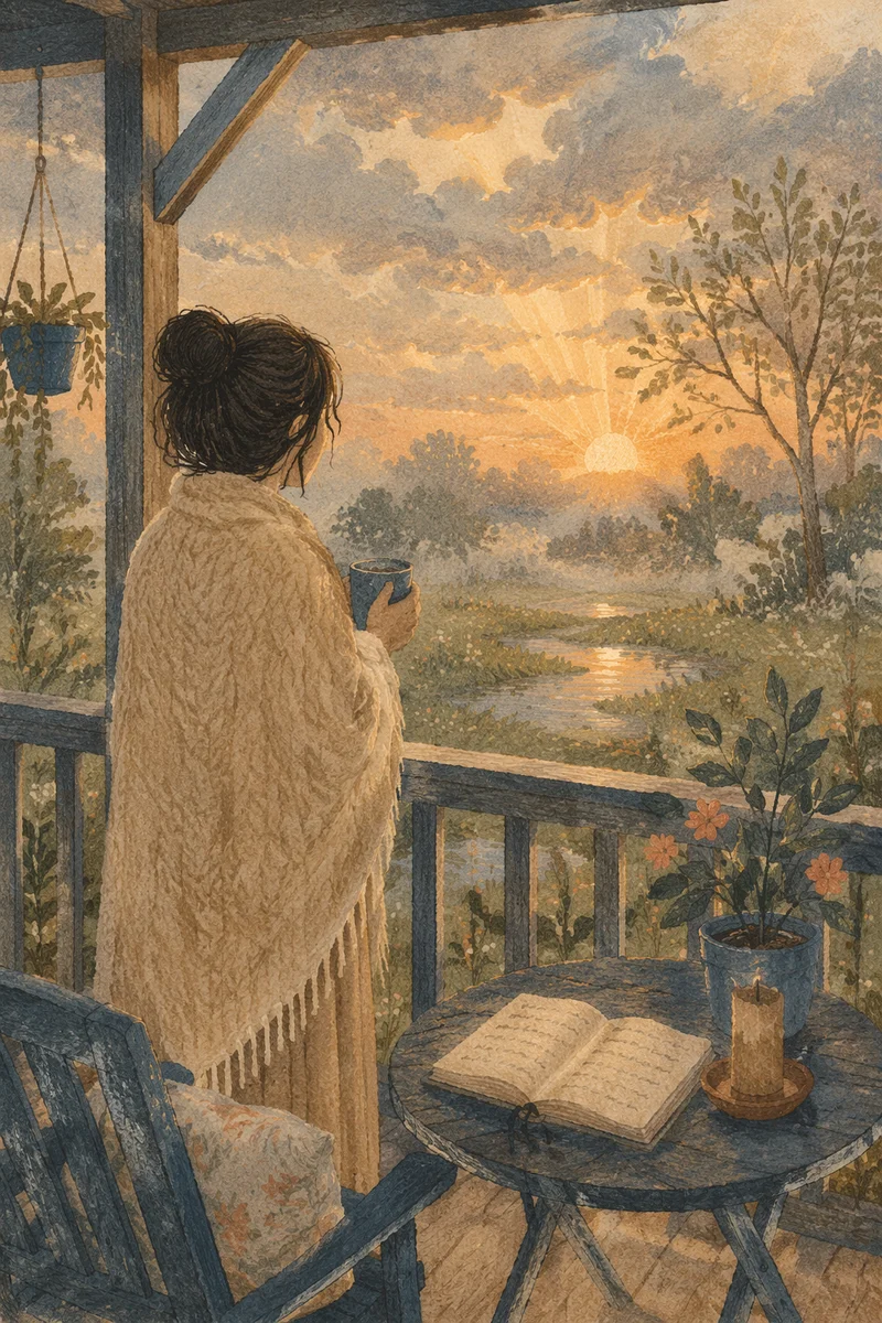 Peaceful Sunrise After the Storm