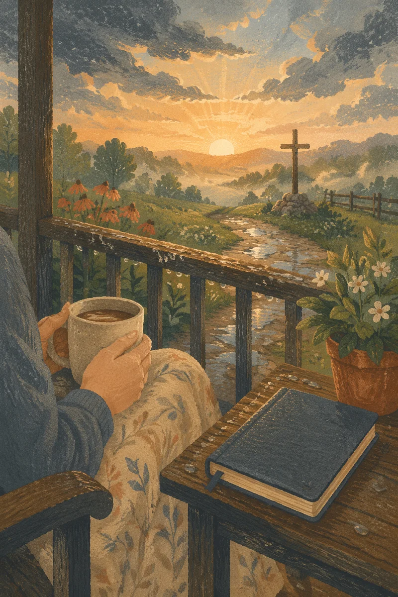 Peaceful Sunrise Devotion After the Storm