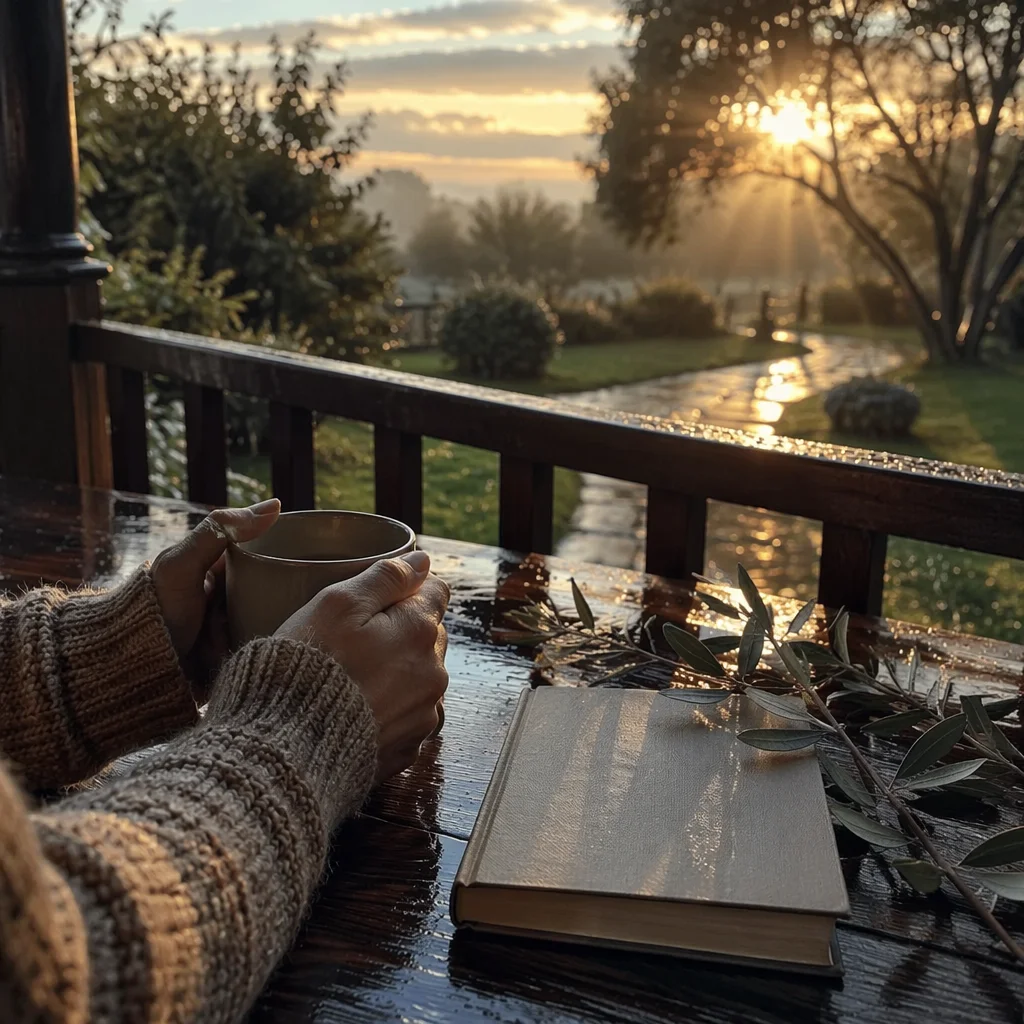 Peaceful Sunrise Prayer After the Storm
