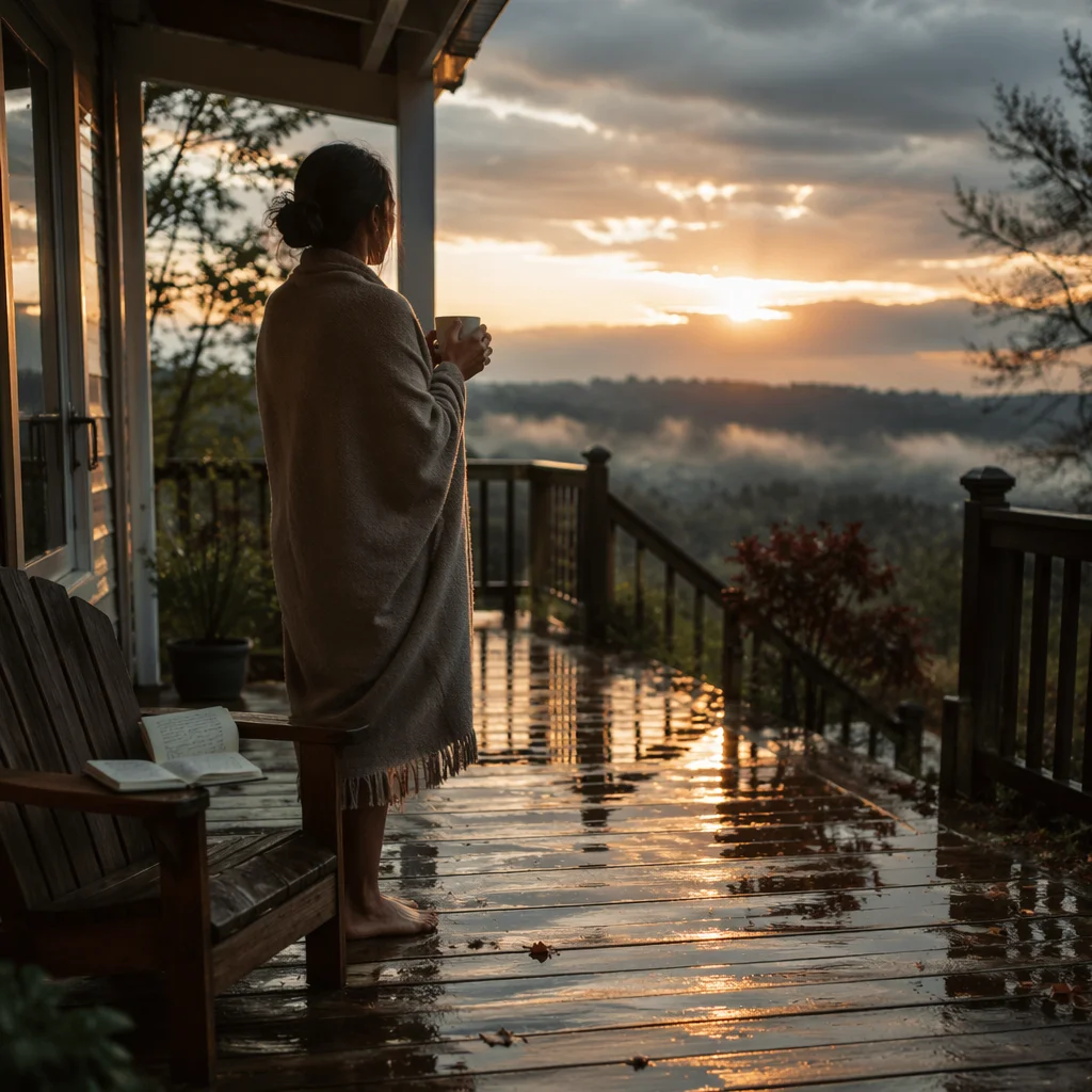 Peaceful Sunrise After the Storm