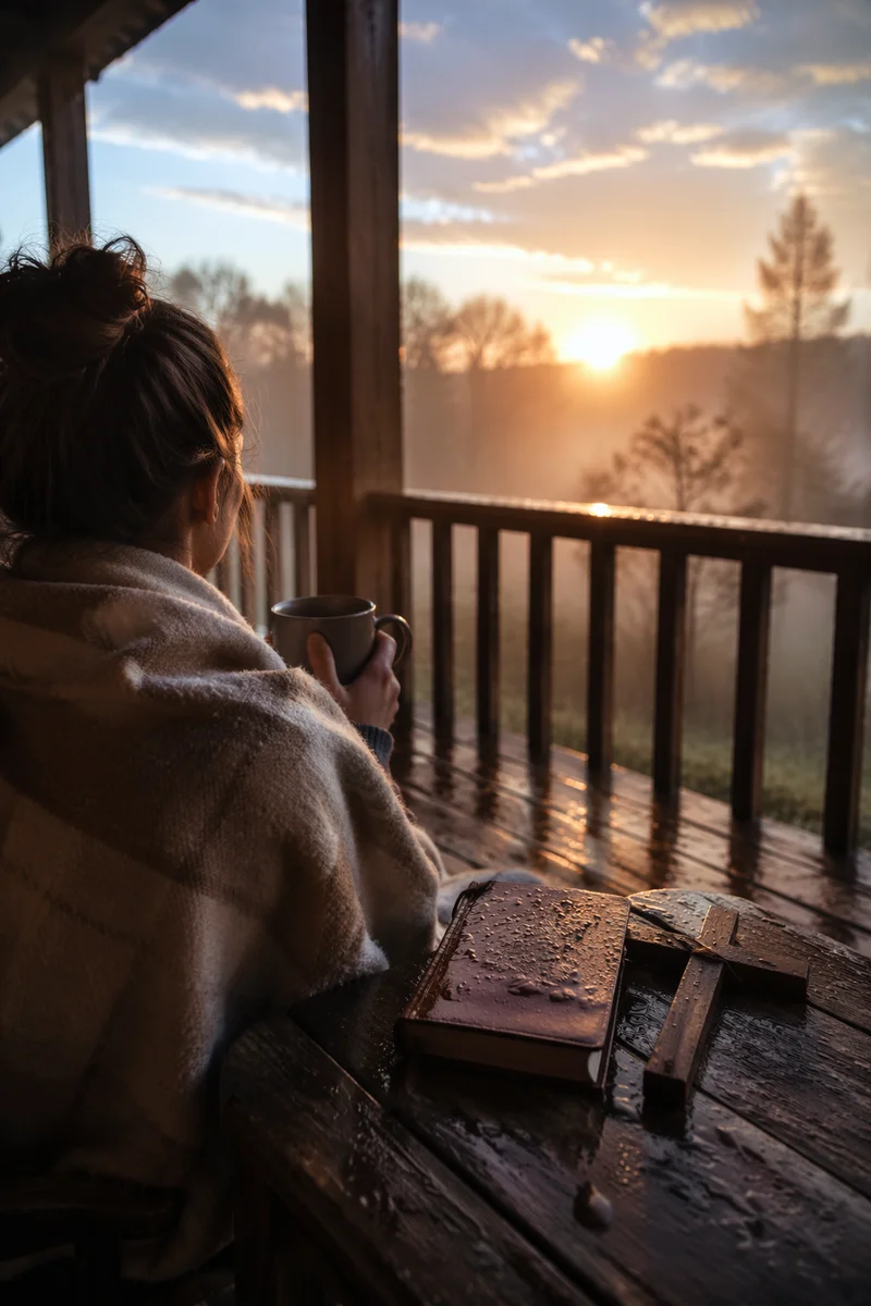 Peaceful Sunrise Prayer After the Storm