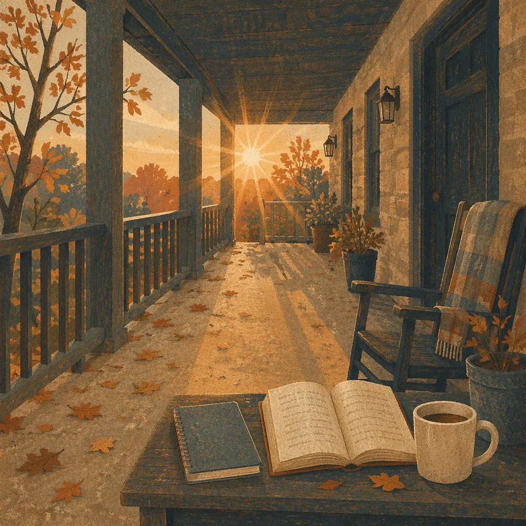 Sunrise Devotion on a Quiet Porch