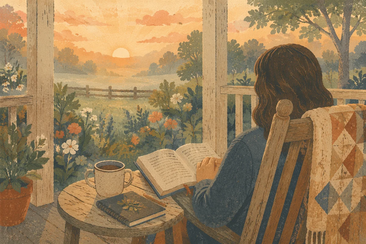 Sunrise Devotion on a Quiet Porch