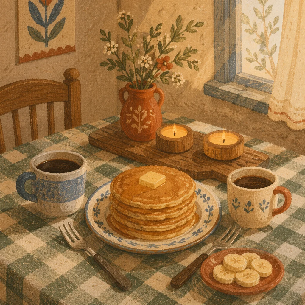 Cozy Weekend Brunch Table for Two
