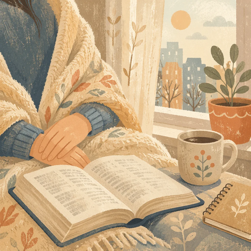Cozy Morning Bible Quiet Time