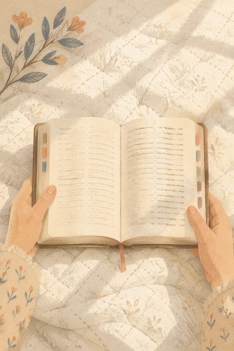 Cozy Morning Bible Quiet Time