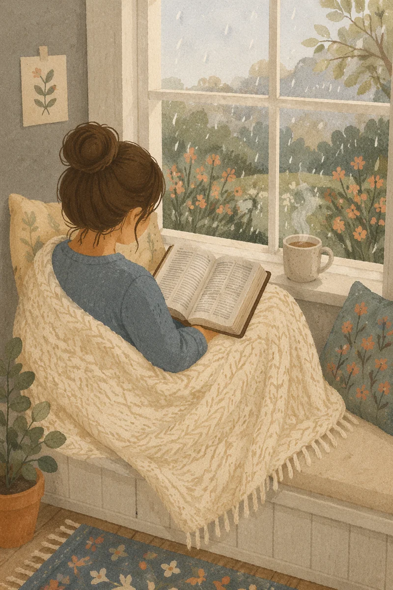 Cozy Morning Bible Quiet Time