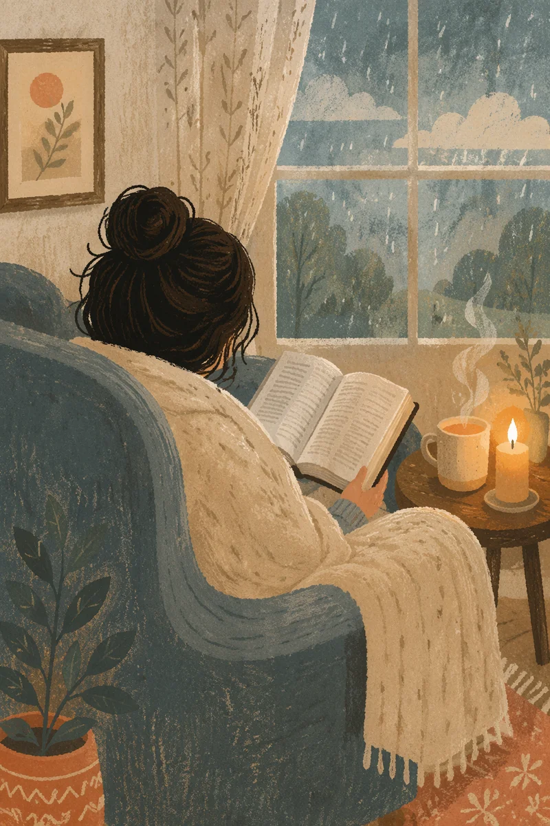 Cozy Morning Bible Quiet Time
