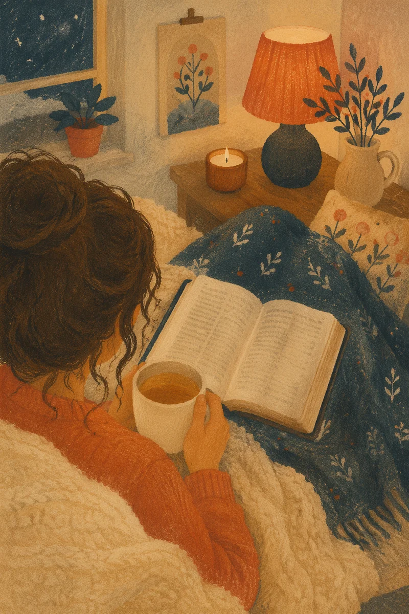 Cozy Morning Bible Devotion with Tea