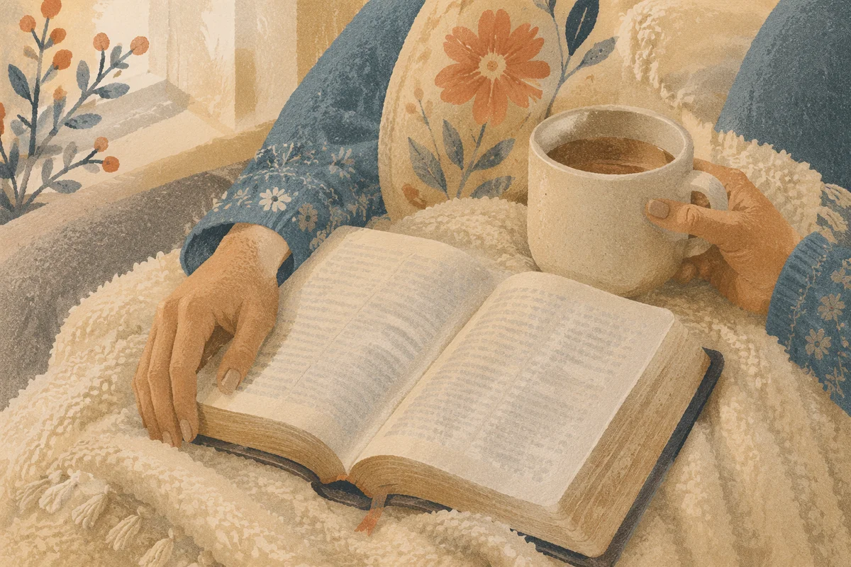 Cozy Morning Bible Quiet Time