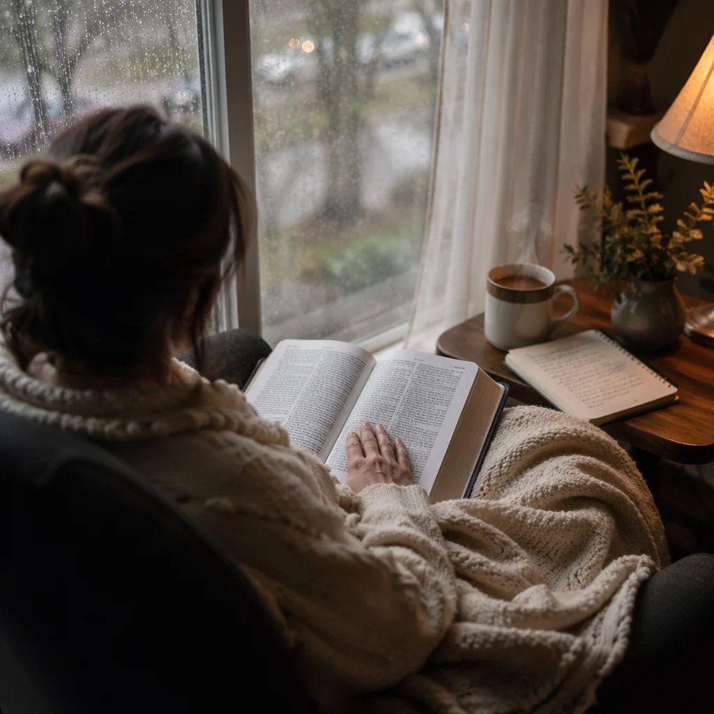 Cozy Morning Bible Quiet Time
