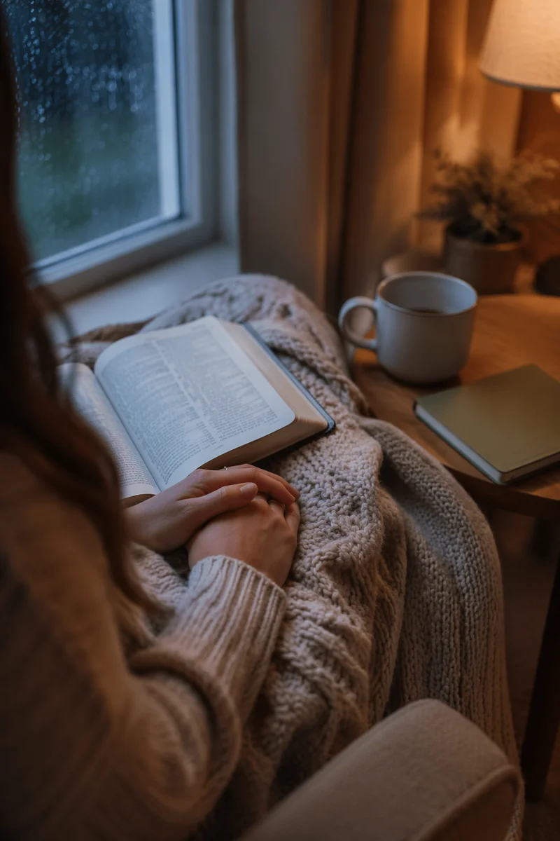 Cozy Morning Bible Quiet Time