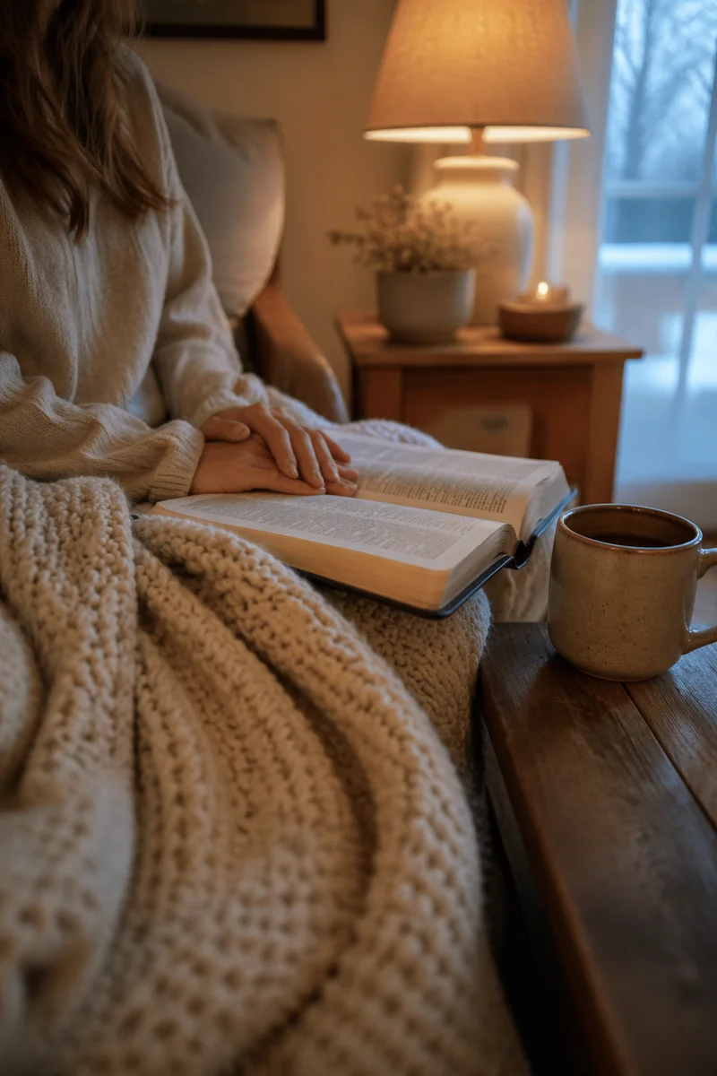 Cozy Morning Bible Quiet Time