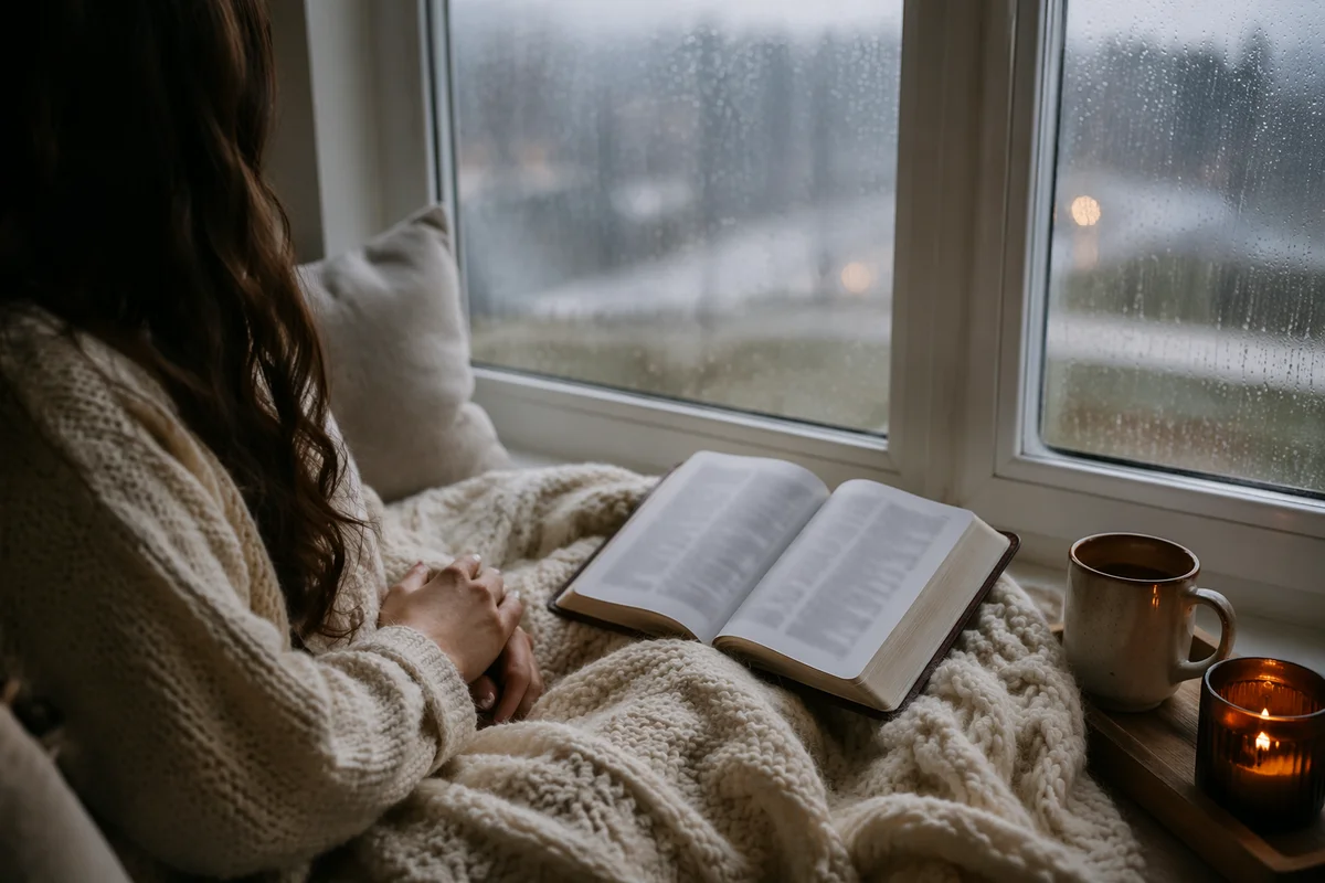 Cozy Morning Bible Quiet Time