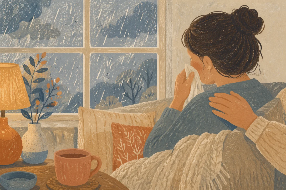 Quiet Comfort for a Tearful Woman