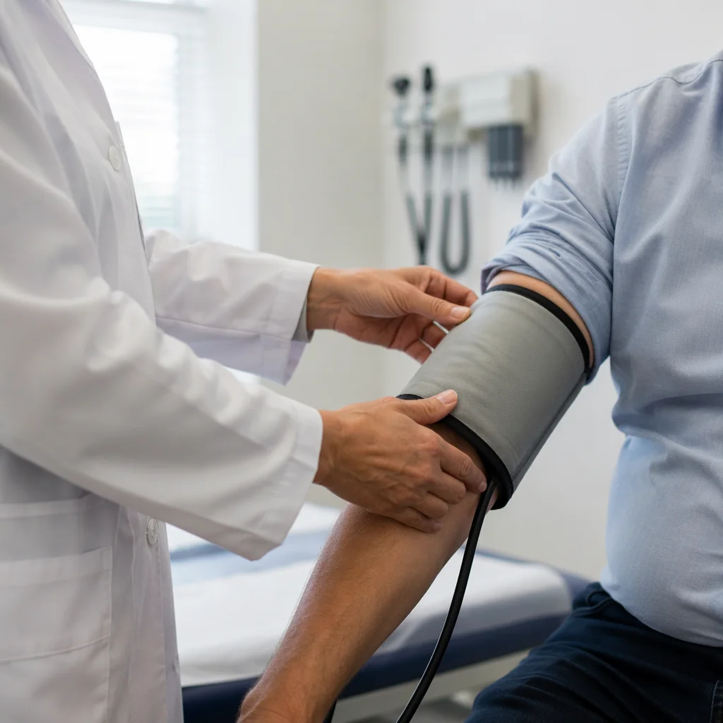 Routine Blood Pressure Check in Clinic