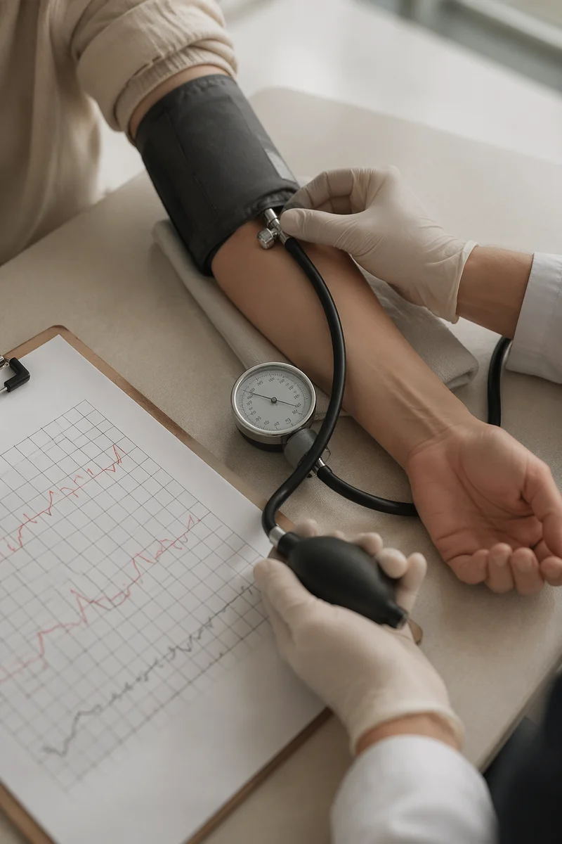 Routine Blood Pressure Check in Clinic